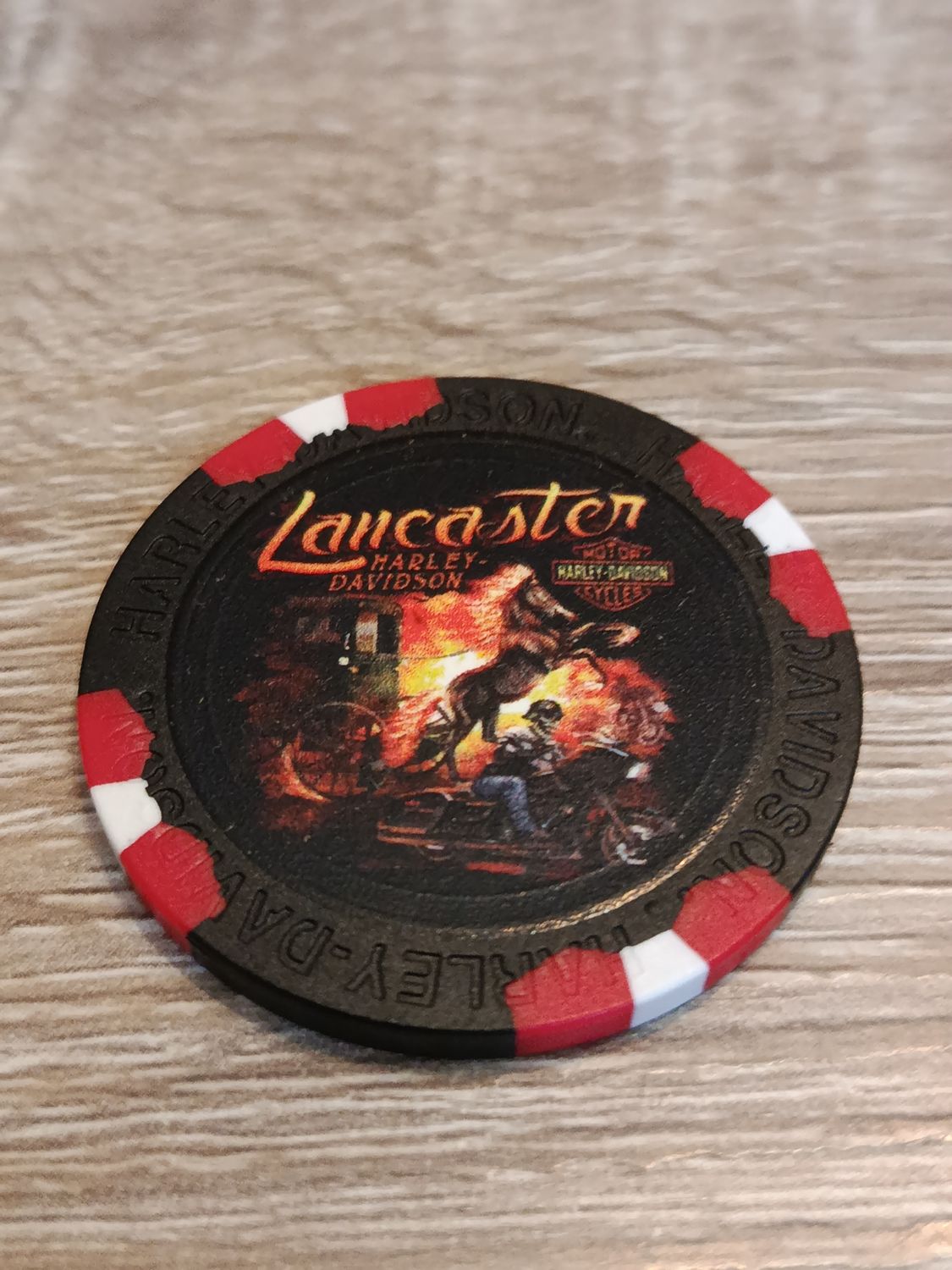 JETON ROUGE DE LANCASTER EN PENNSYLVANIE