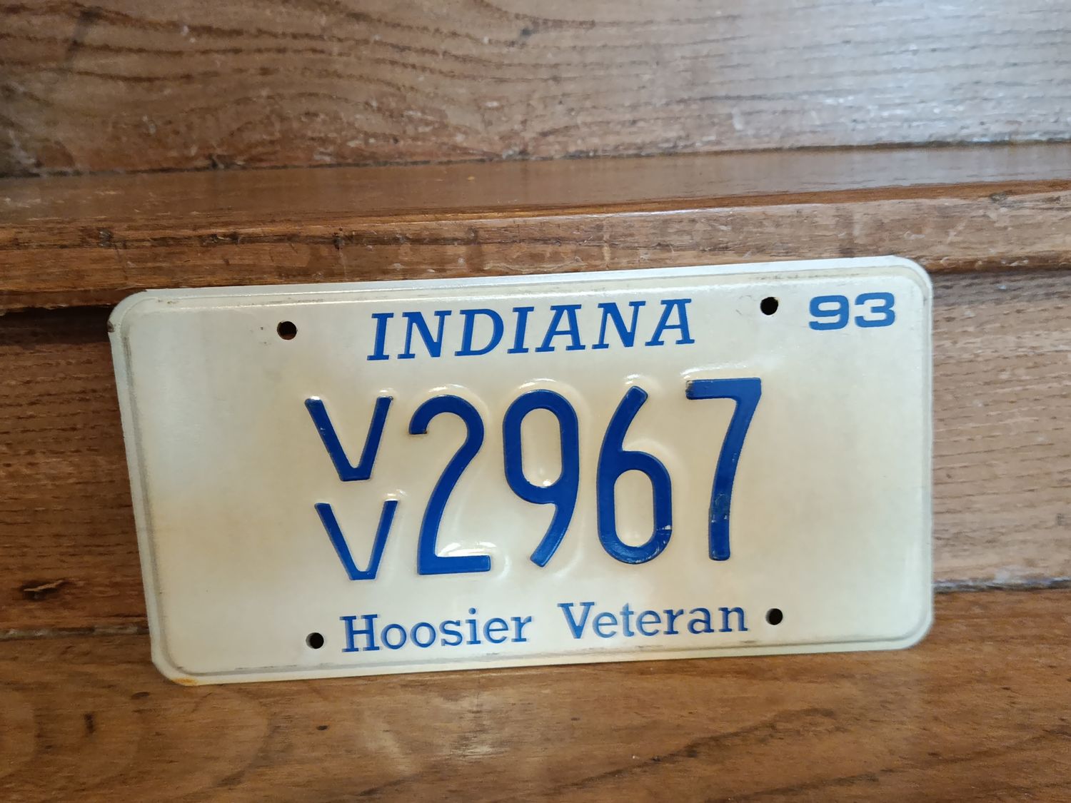 PLAQUE INDIANA VÉTÉRAN 