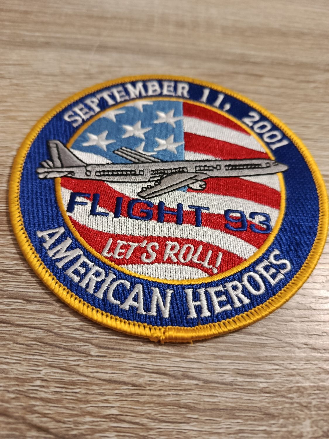 ÉCUSSON DU 11 SEPTEMBRE VOL 93