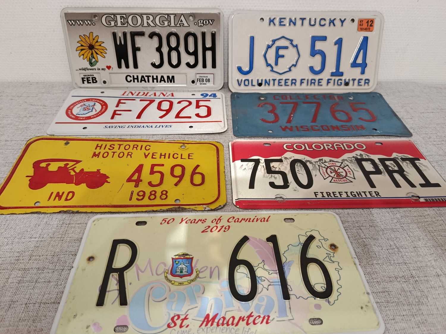 POUR ALEX LOT DE 7 PLAQUES