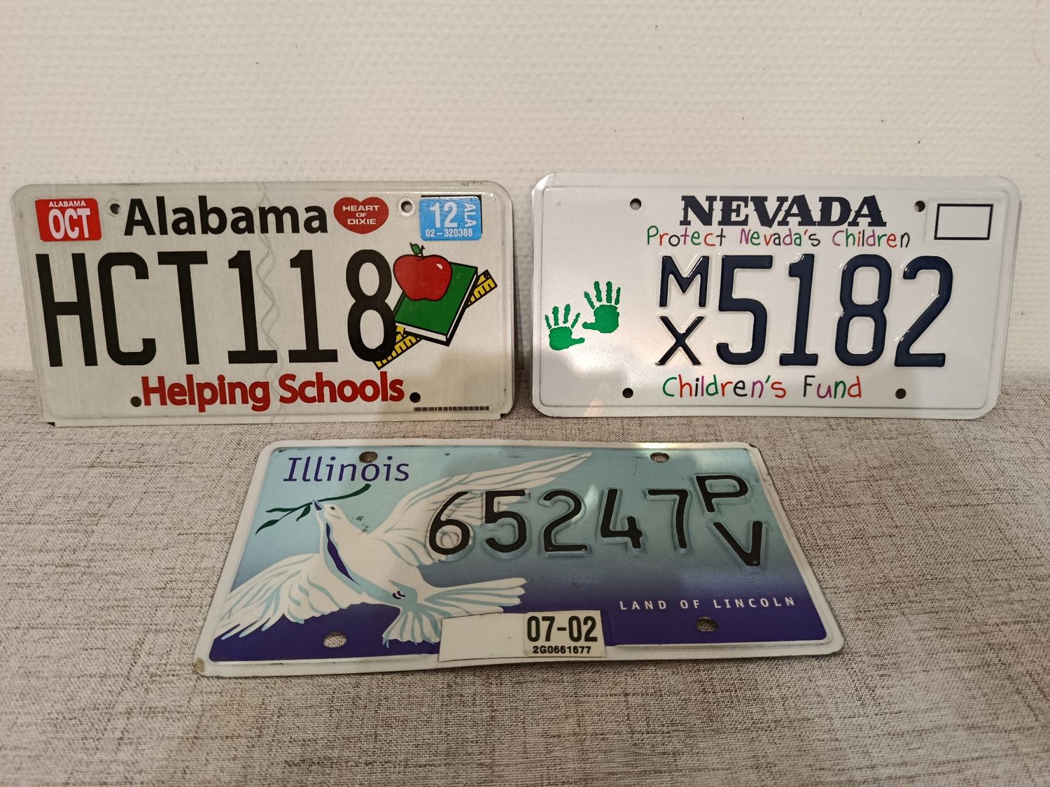 POUR SÉBASTIEN CRETON LOT 3 PLAQUES