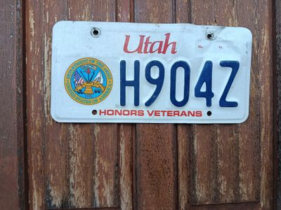 PLAQUE DE L&#39;UTAH VÉTÉRAN 