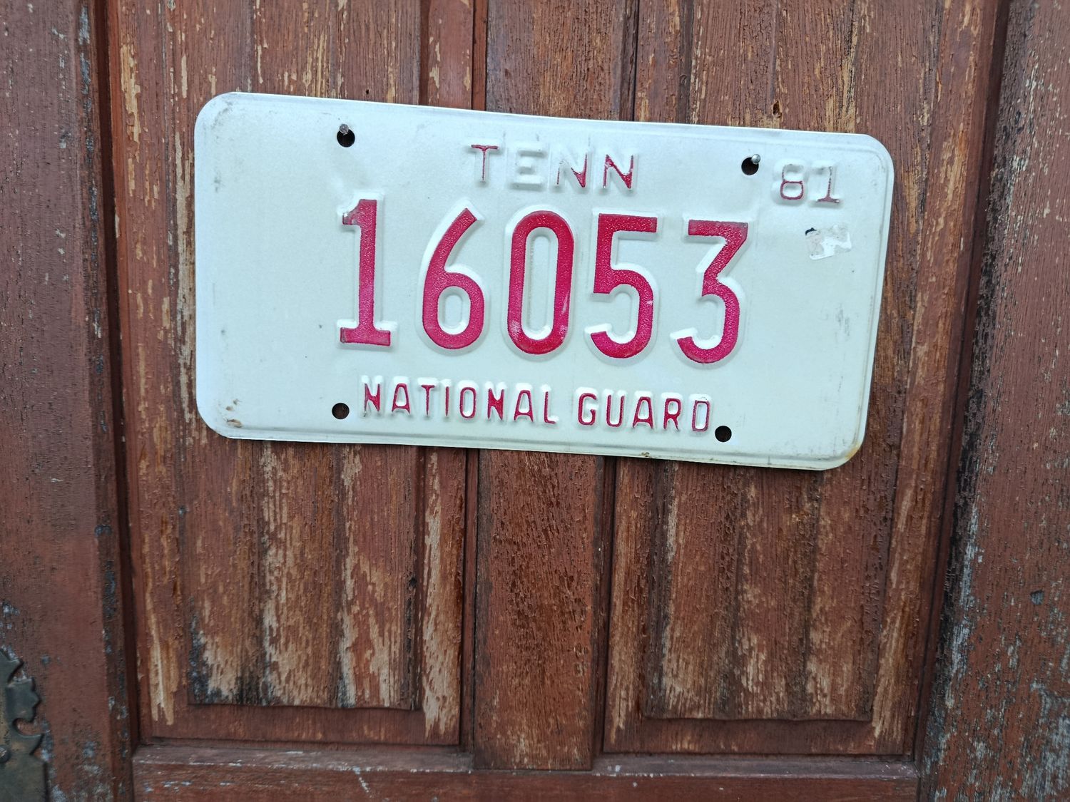 PLAQUE DU TENNESSEE NATIONAL GUARD 