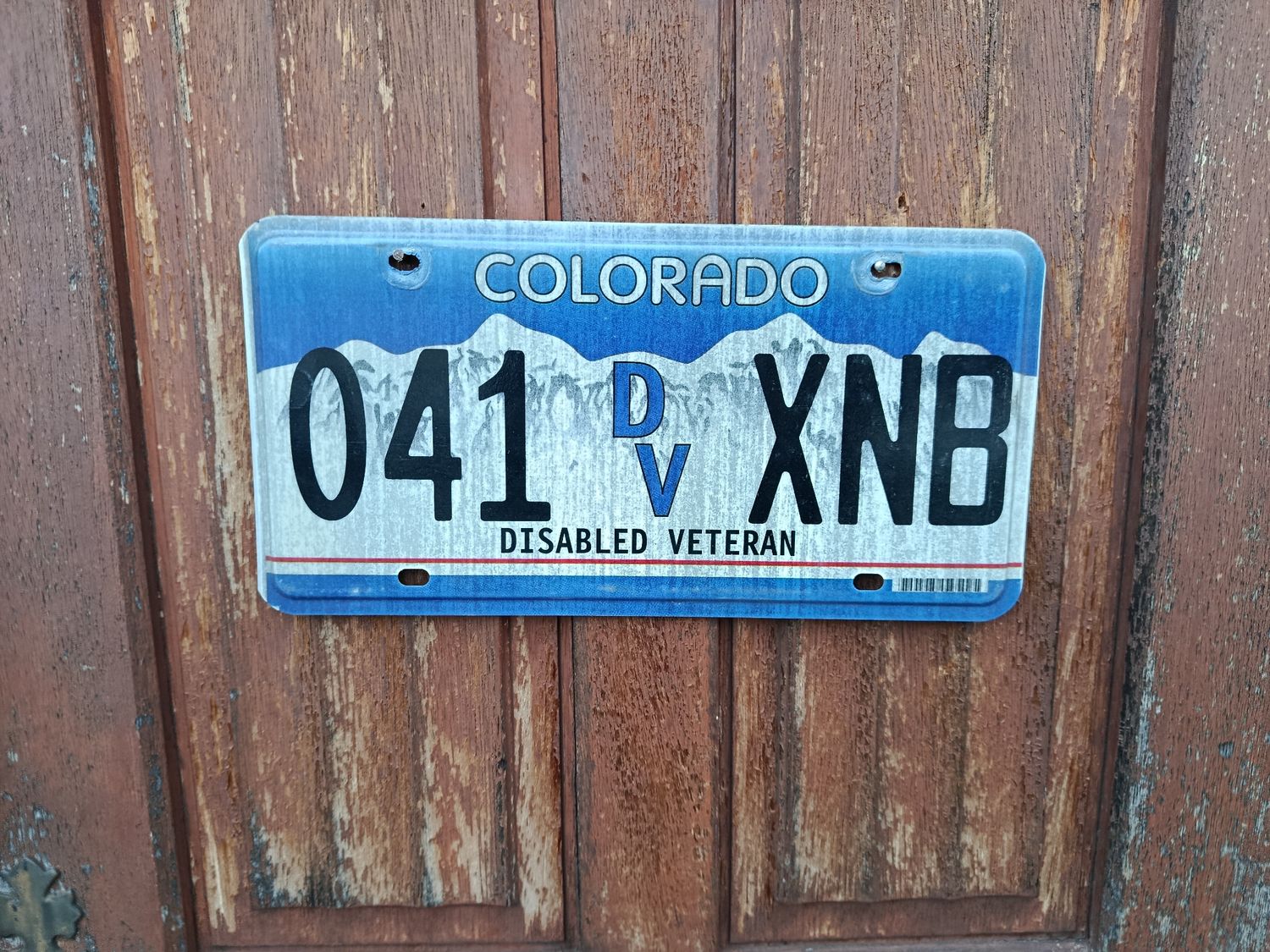 PLAQUE DU COLORADO VÉTÉRAN 