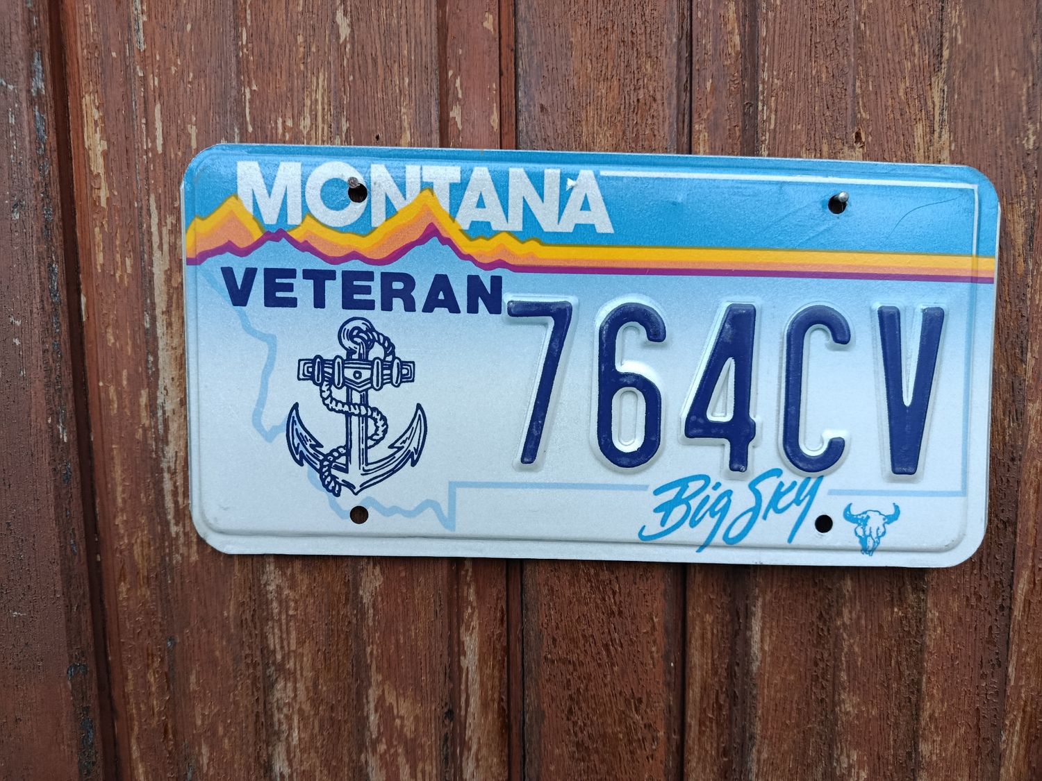 PLAQUE DU MONTANA VÉTÉRAN 