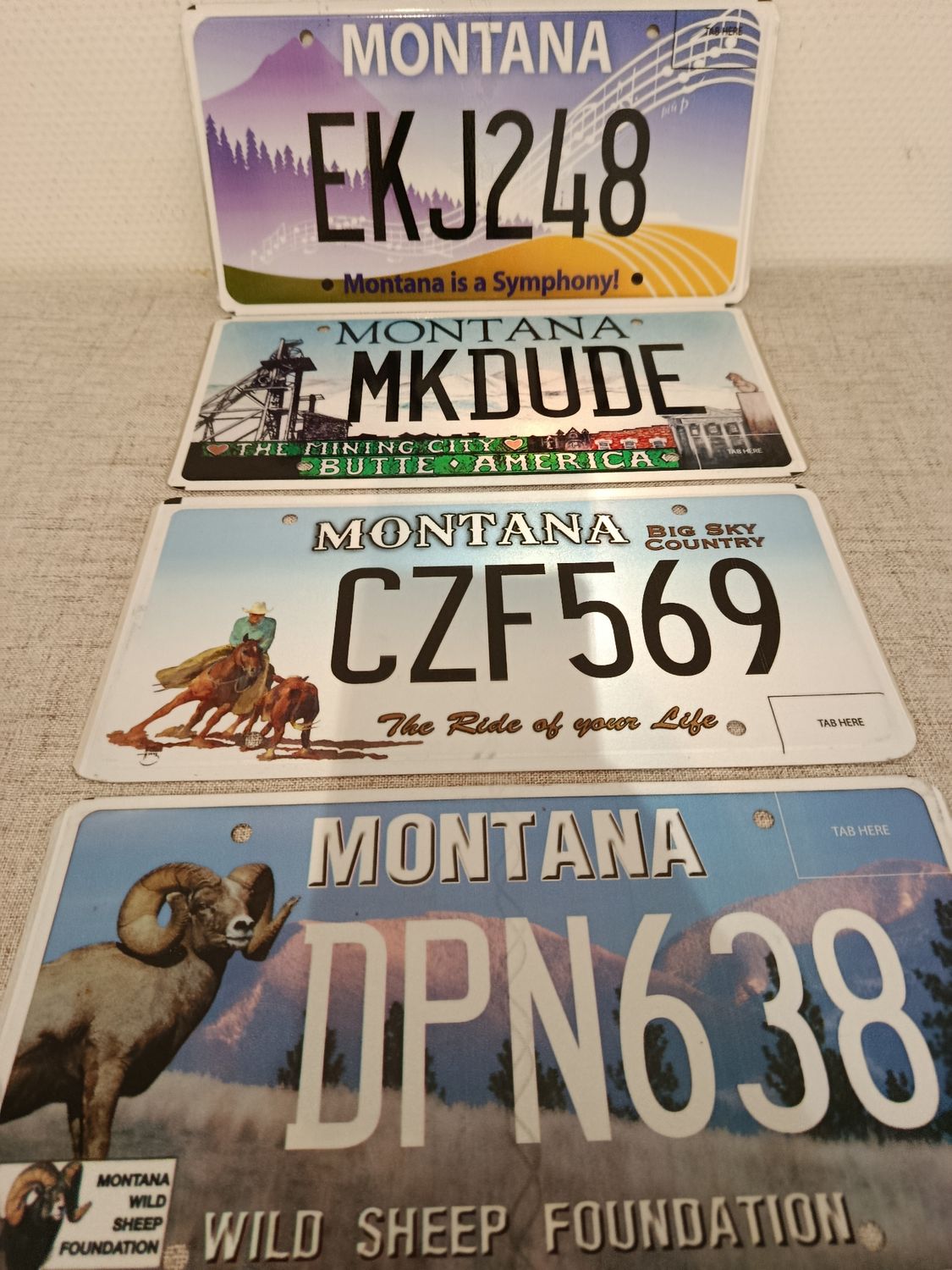 POUR AGNÈS LOT DE 4 PLAQUES