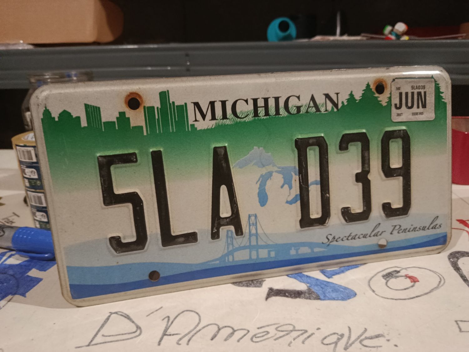 POUR LAURENT PLAQUE US