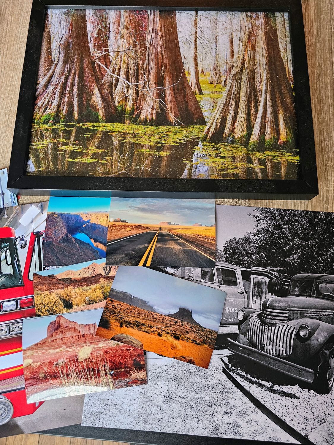 PACK PRENIUM 1 PHOTO 30X40 ENCADRÉE ET 10 PHOTOS (10X15)