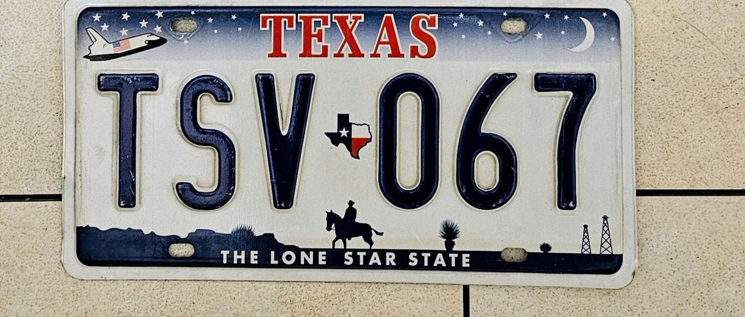 POUR FRÉDÉRIQUE plaque Texas