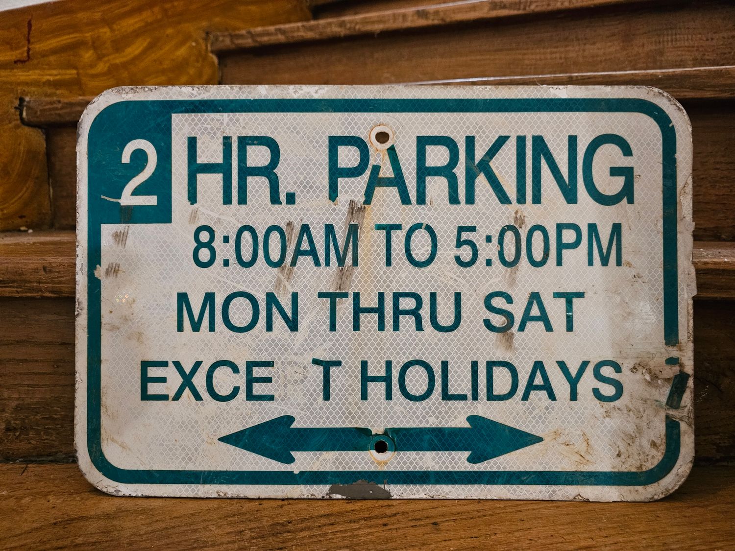 PANNEAU 2 HOURS PARKING