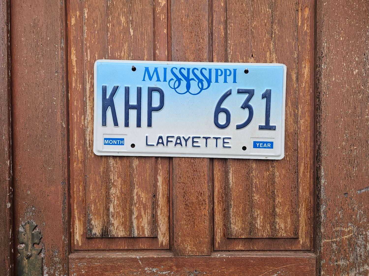 PLAQUE DU MISSISSIPPI