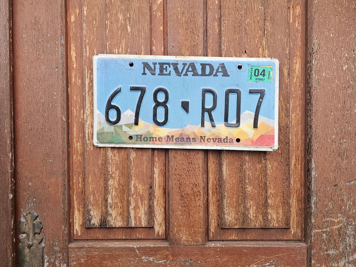 PLAQUE DU NEVADA