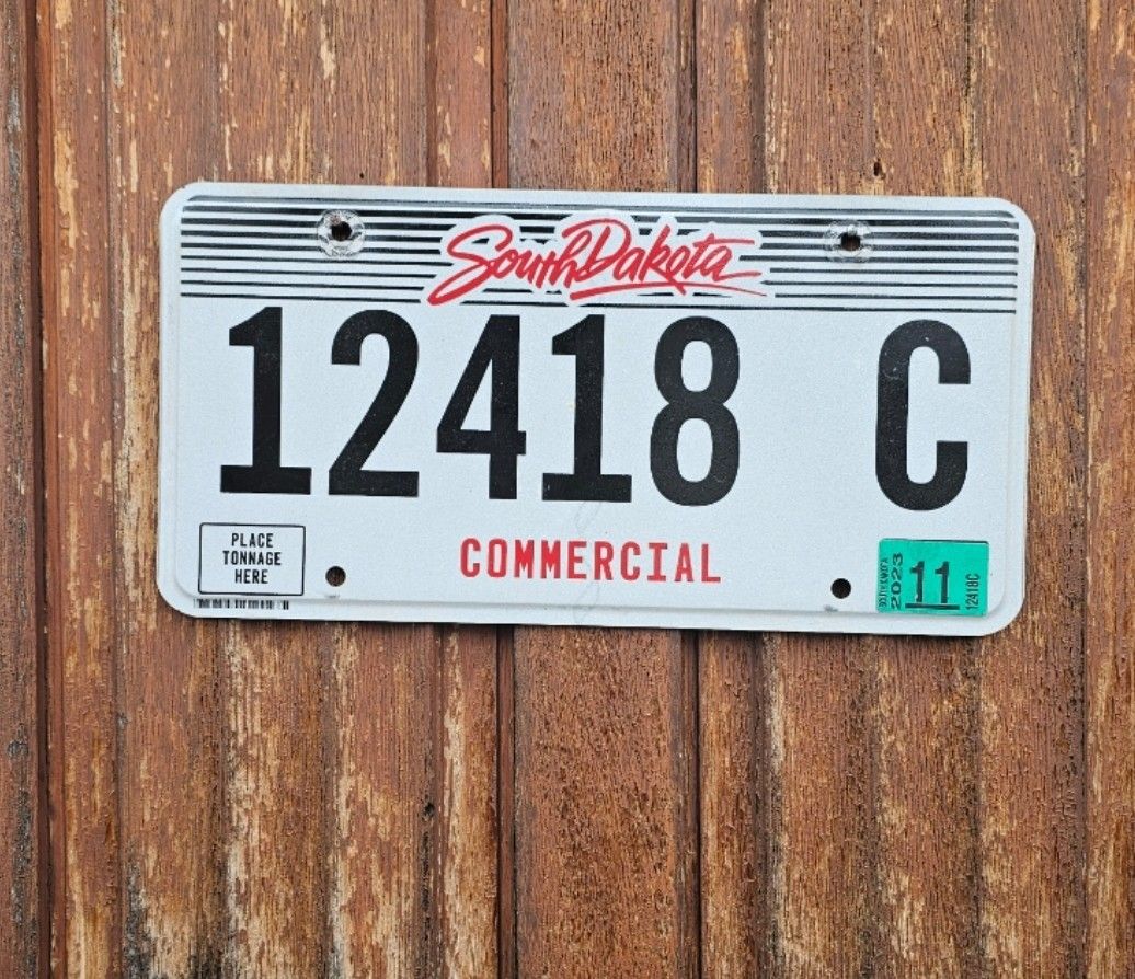 PLAQUE DU DAKOTA DU SUD