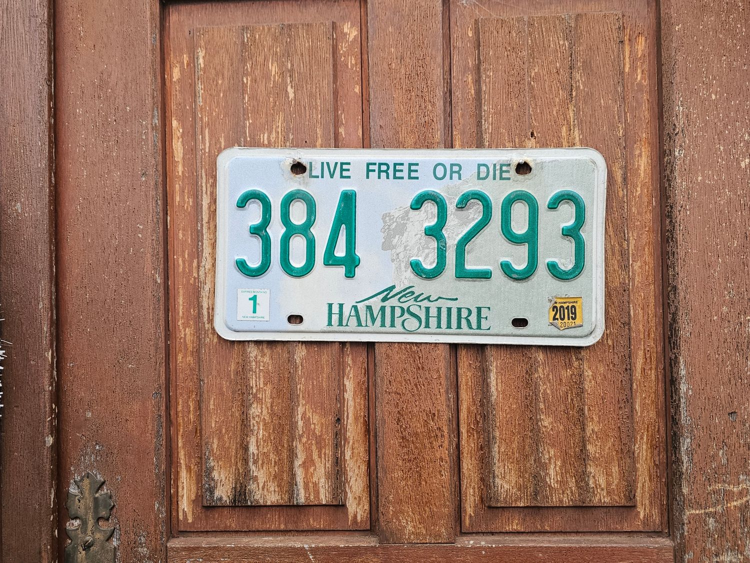 PLAQUE DU NEW HAMPSHIRE