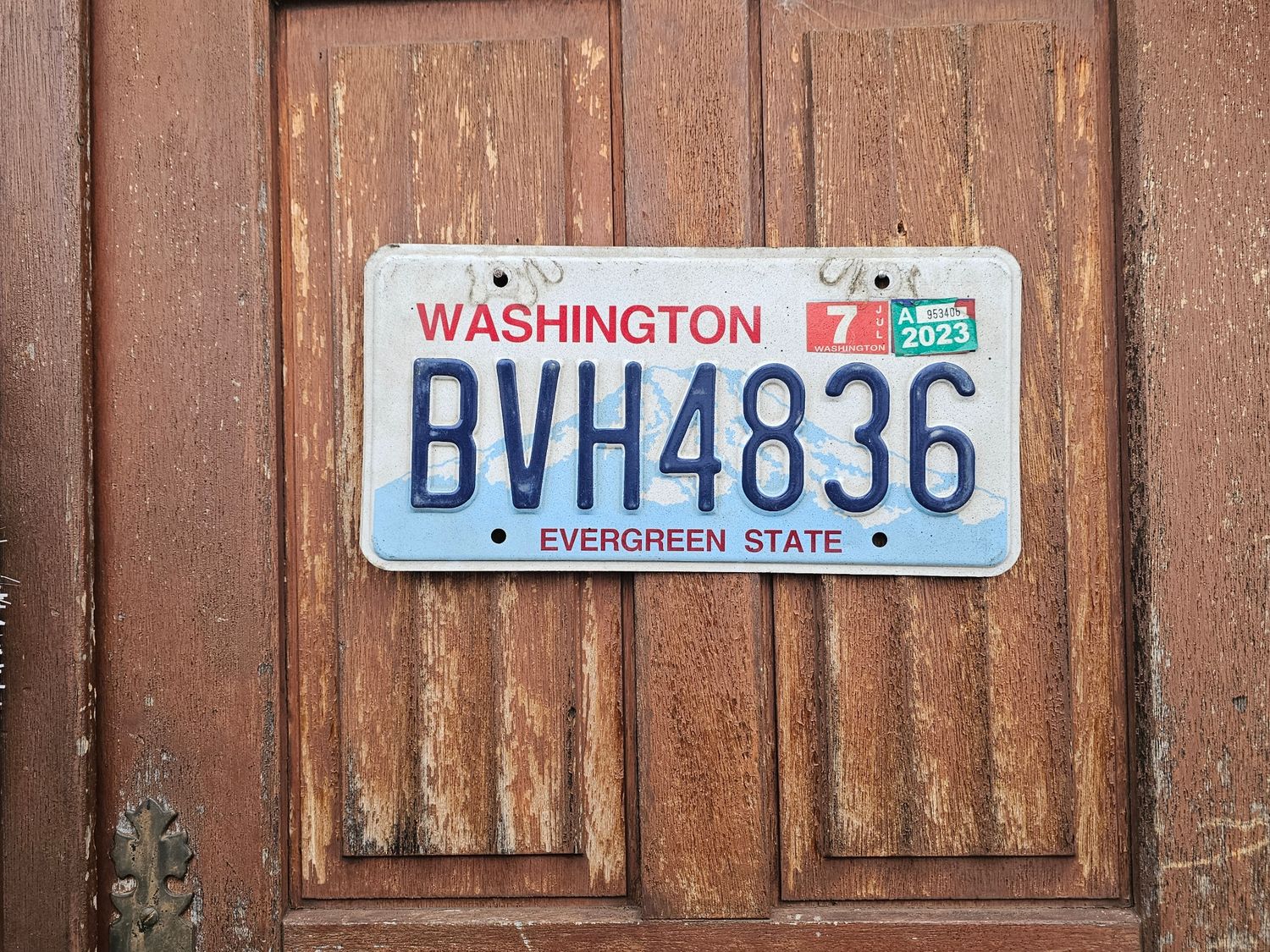 PLAQUE DE WASHINGTON