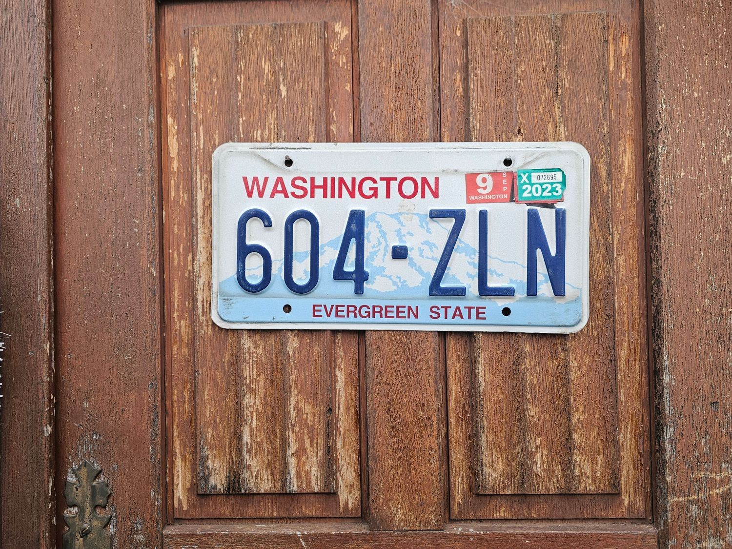 PLAQUE DE WASHINGTON