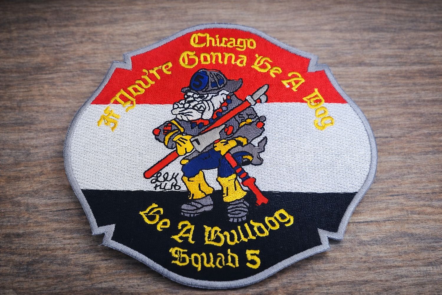 🔥 ÉCUSSON CHICAGO FIRE 🇺🇲