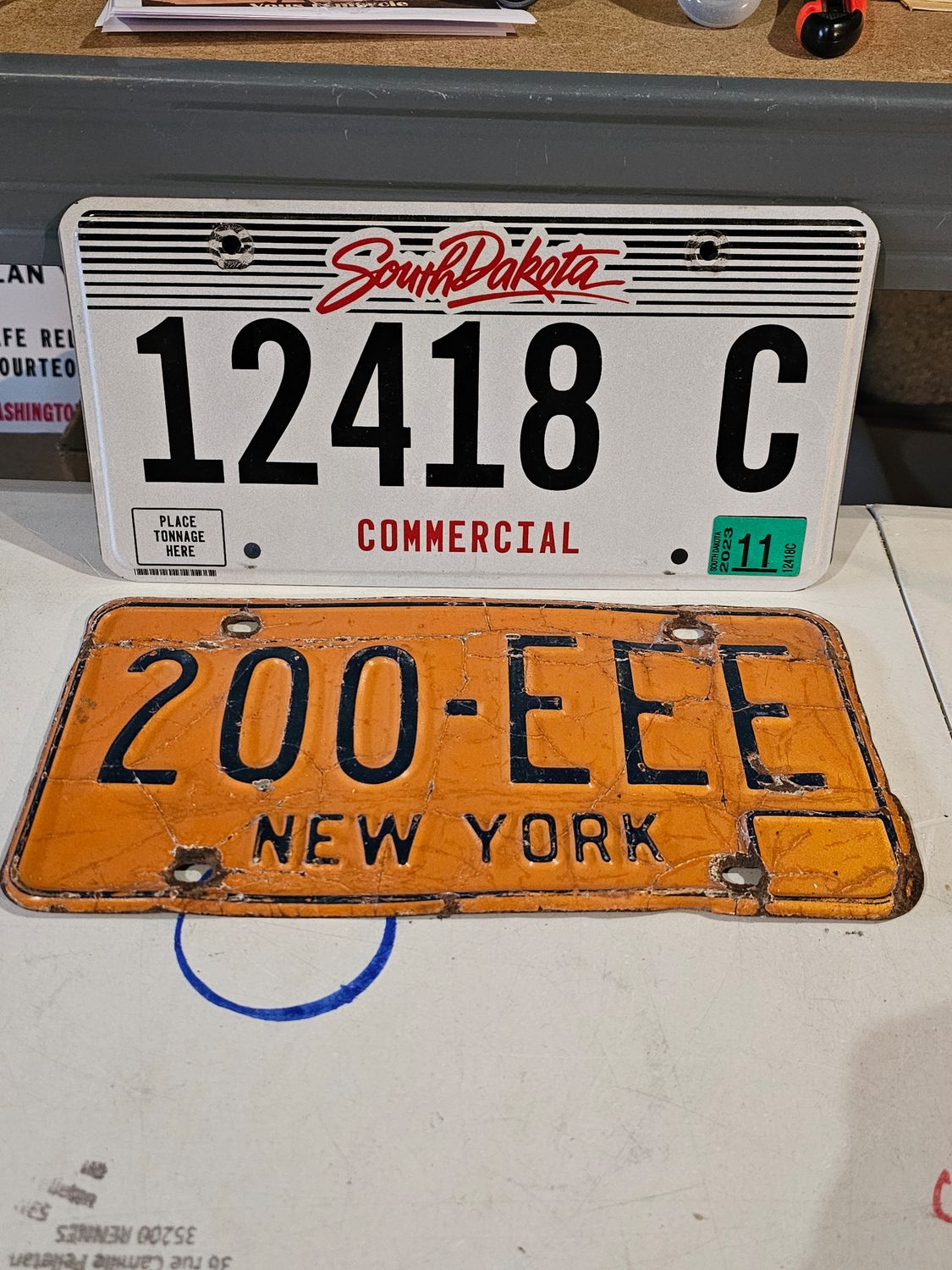 2 PLAQUES US (POUR ERIC)