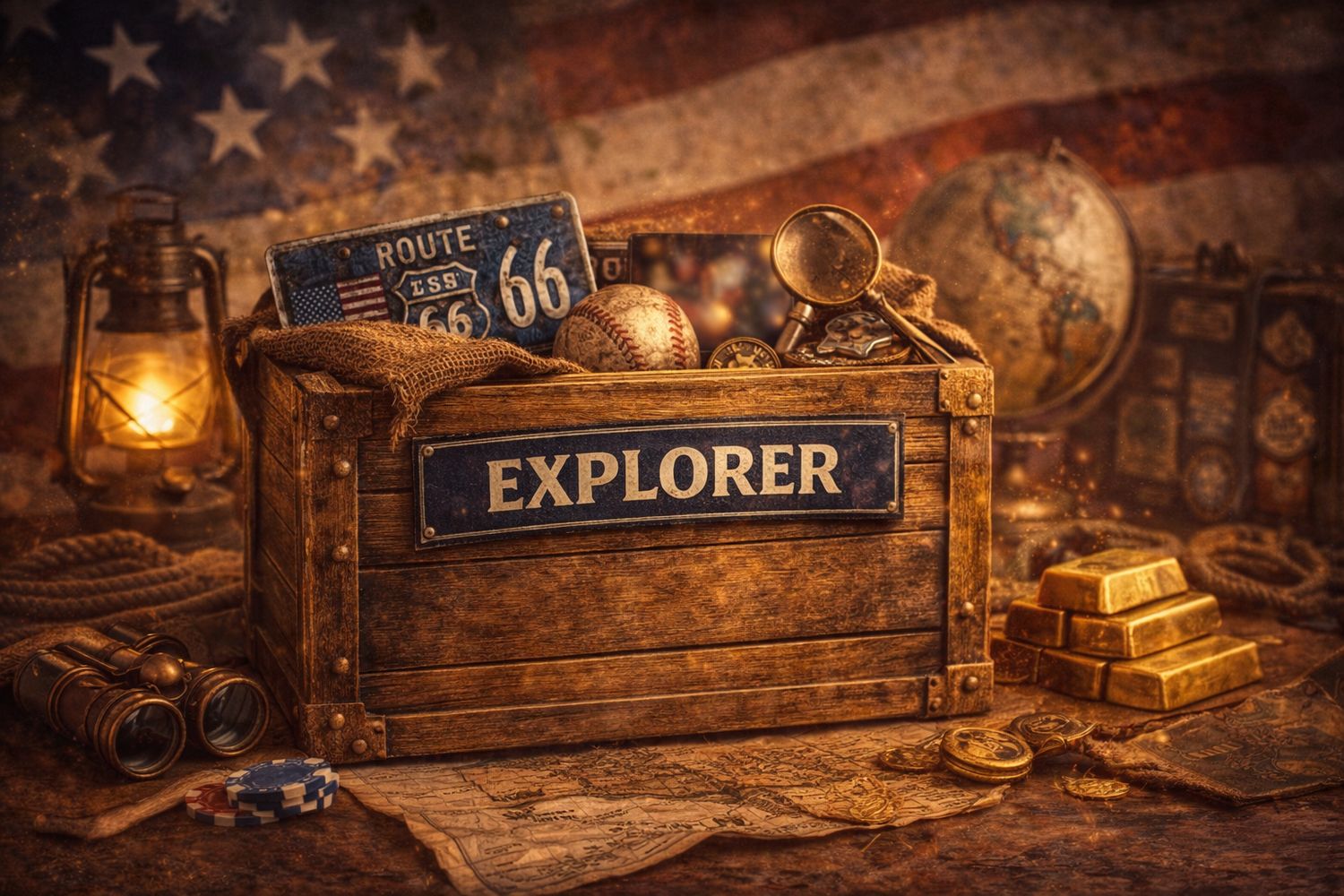 🧭 BOX MYSTÈRE EXPLORER – ÉDITION USA