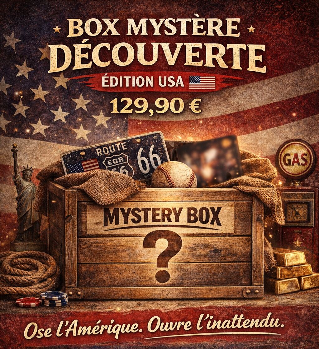 🎁 BOX MYSTÈRE DÉCOUVERTE – ÉDITION USA