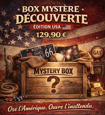 🎁 BOX MYSTÈRE DÉCOUVERTE – ÉDITION USA