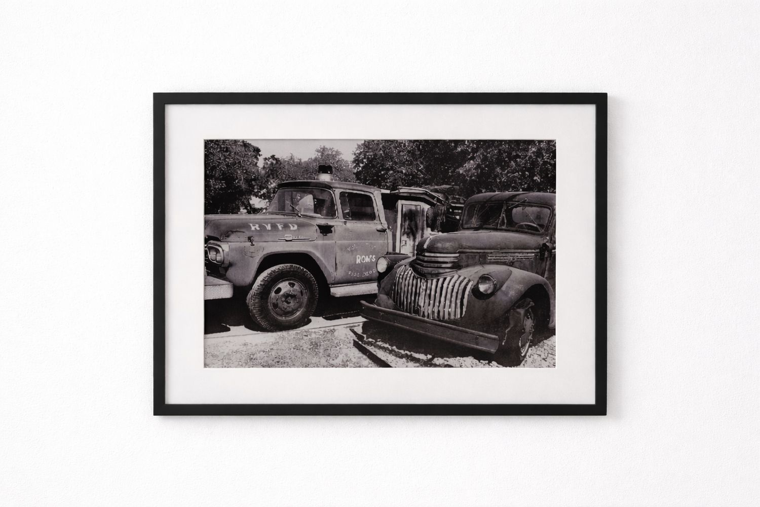 CADRE PHOTO " VESTIGE DE L'AMÉRIQUE "