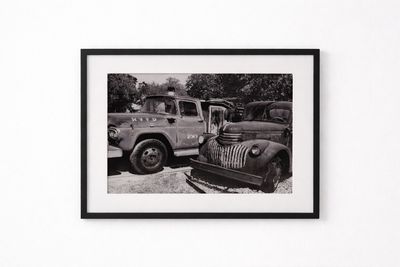 CADRE PHOTO " VESTIGE DE L'AMÉRIQUE "