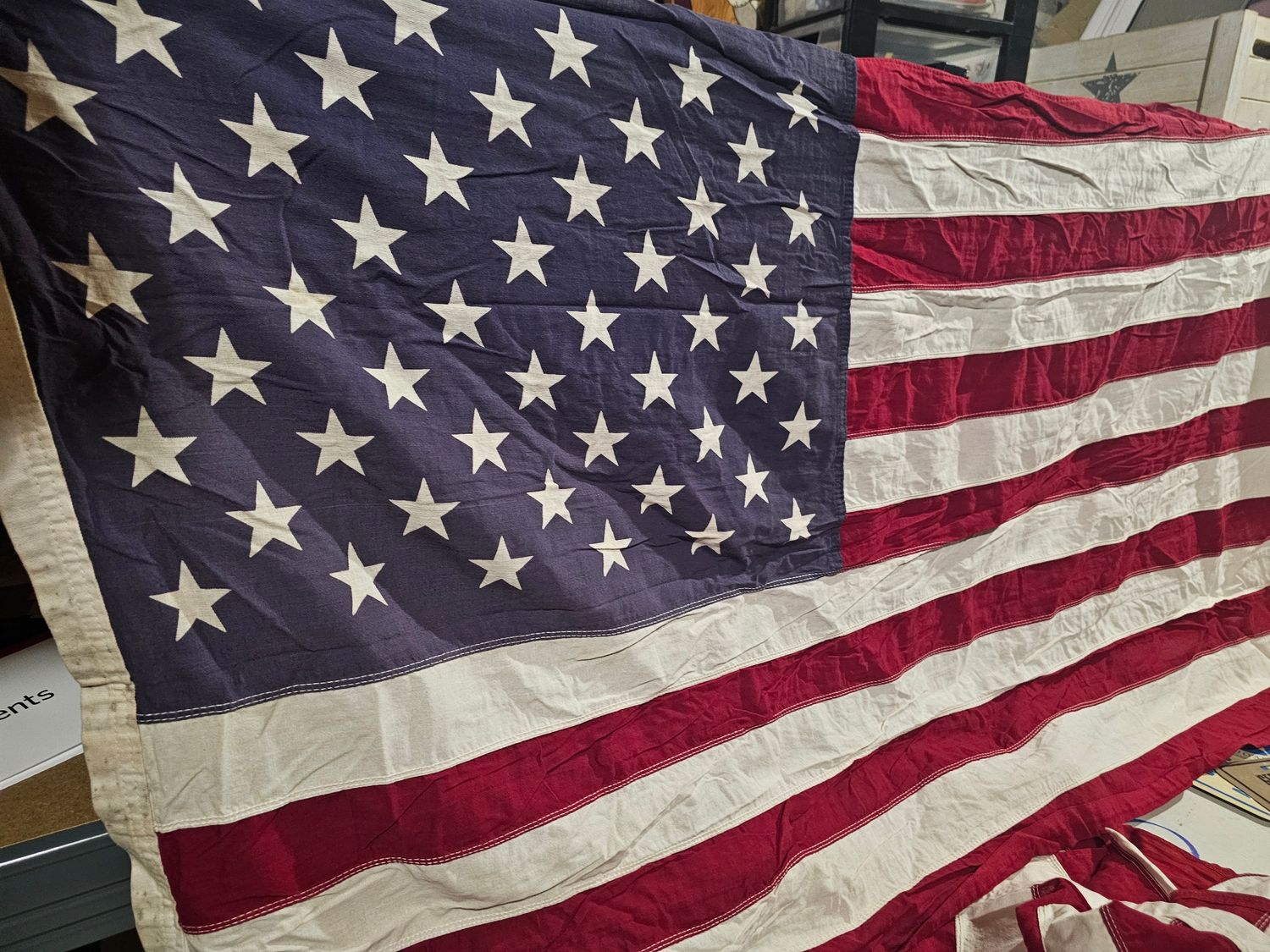 DRAPEAU AMÉRICAIN POUR KEVIN