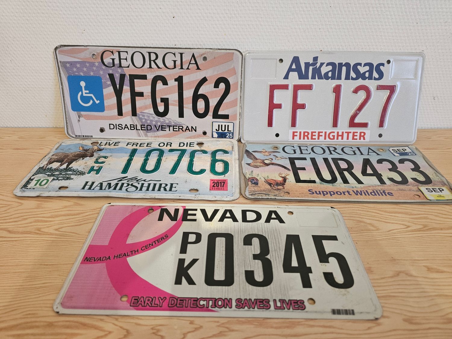 lot de 5 plaques (POUR Alex)