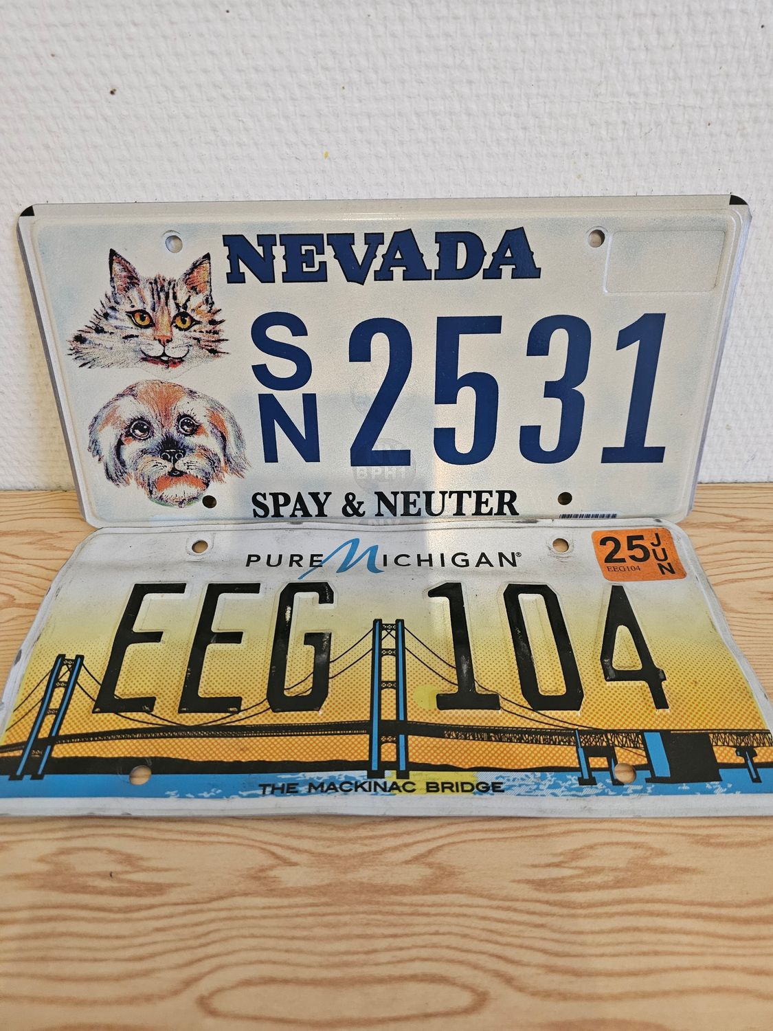 POUR NANOU LOT DE 2 PLAQUES