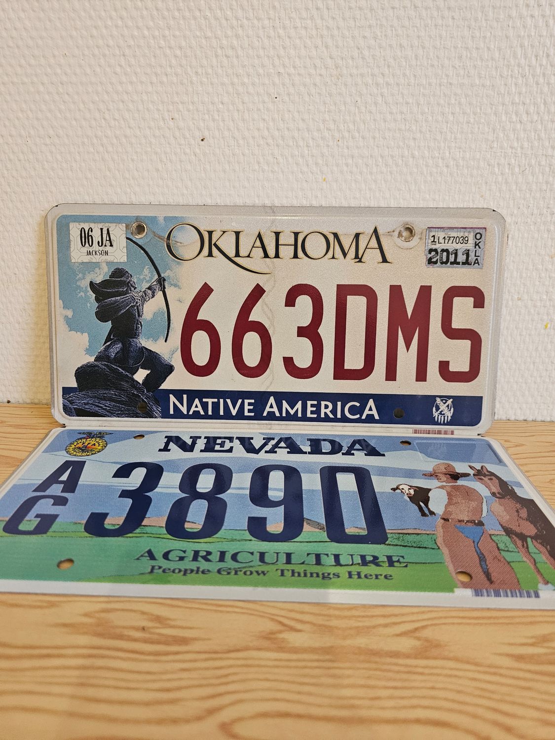 LOT DE 2 PLAQUE ( POUR NATACHA)