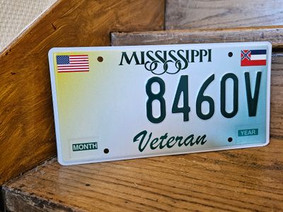 PLAQUE MISSISSIPI VÉTÉRAN 