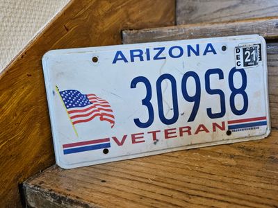 PLAQUE ARIZONA VÉTÉRAN 