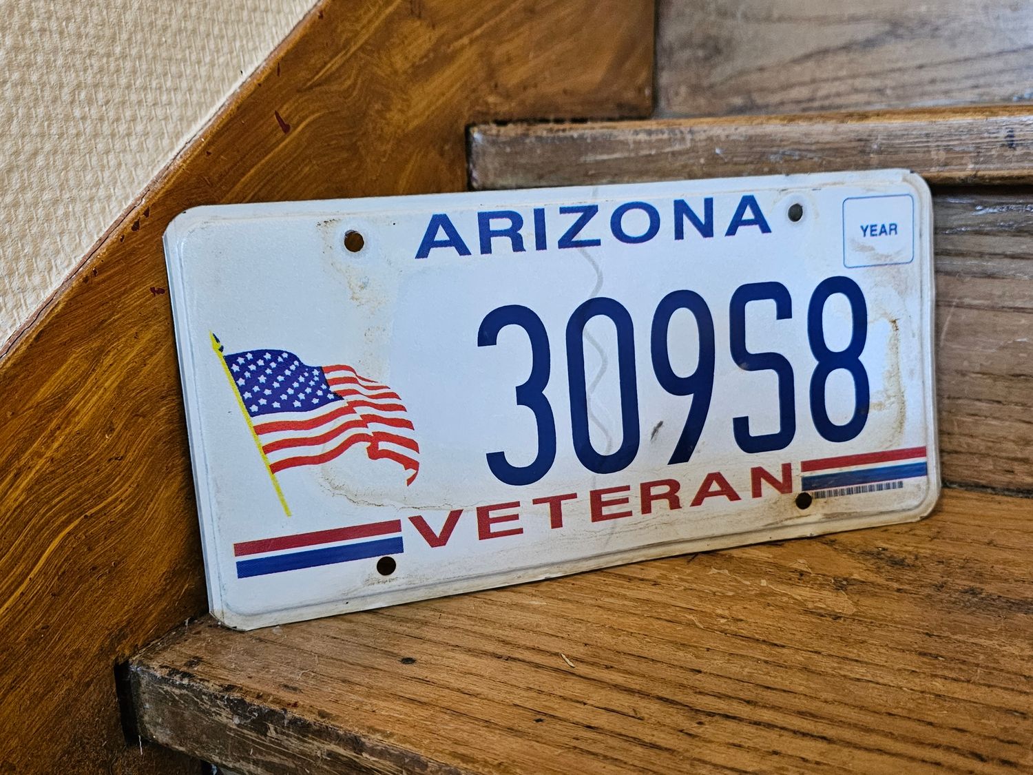 PLAQUE ARIZONA VÉTÉRAN 