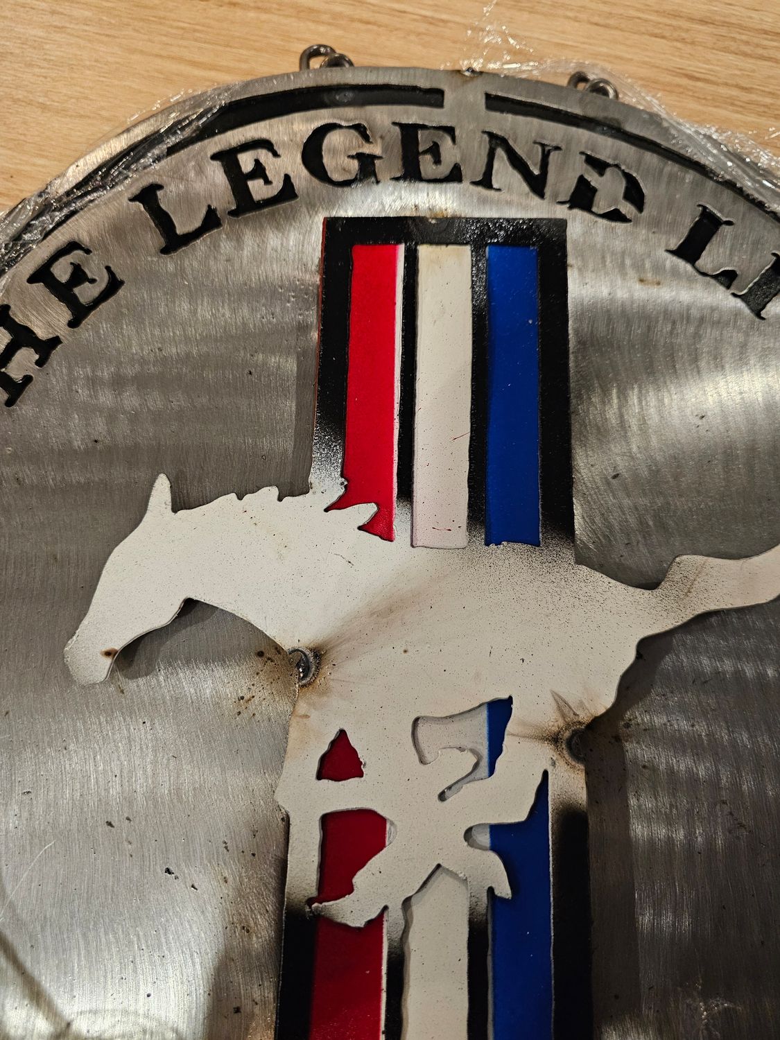 POUR ISA ( PLAQUE MUSTANG)