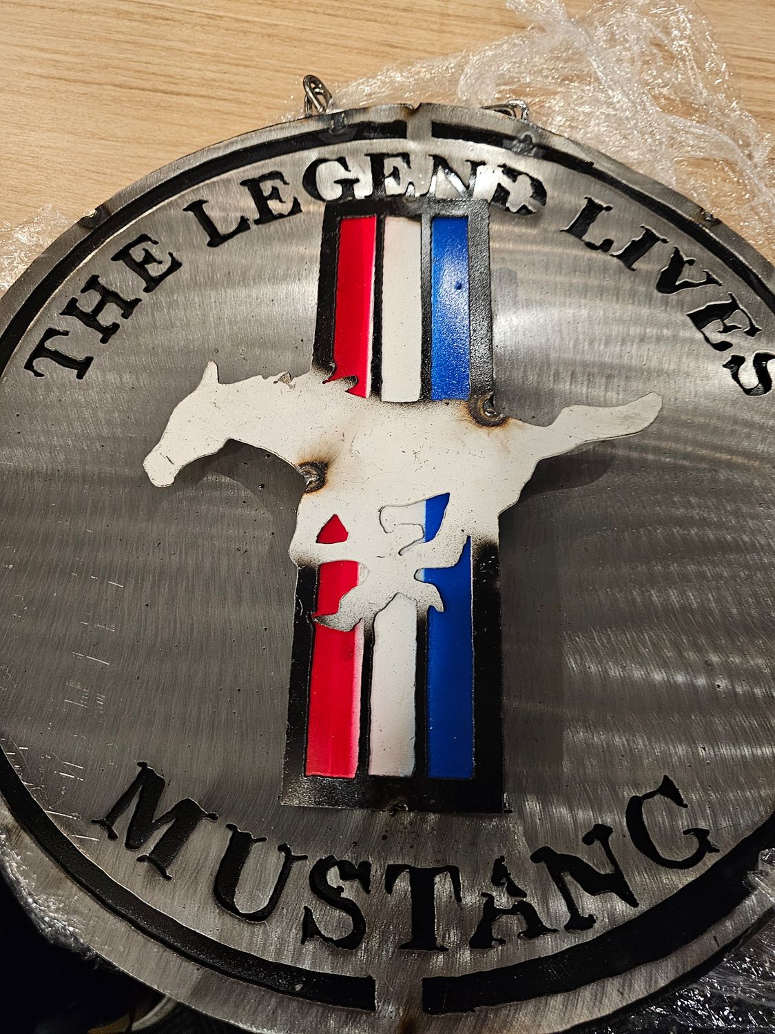 POUR SOPHIE ( PLAQUE MUSTANG)