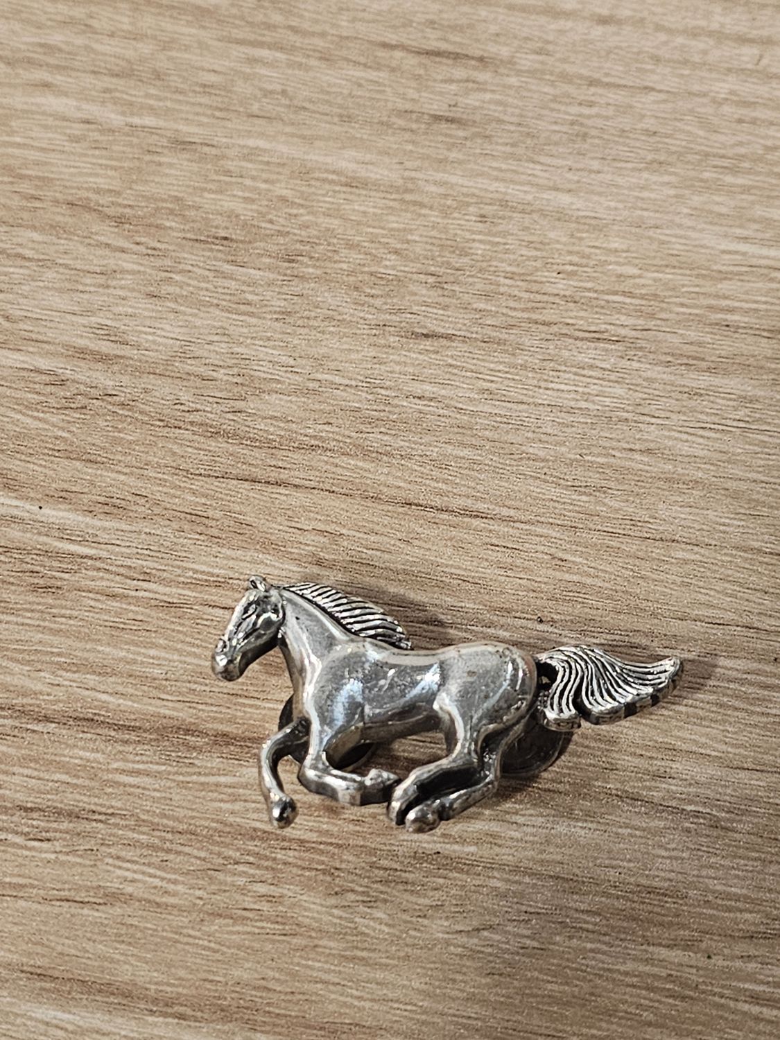 POUR DOMINIQUE ( pin's cheval)