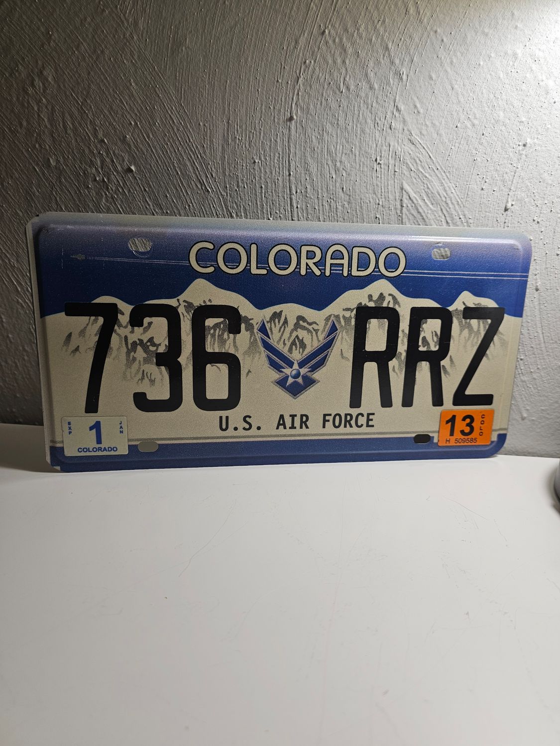 PLAQUE COLORADO AIR FORCE