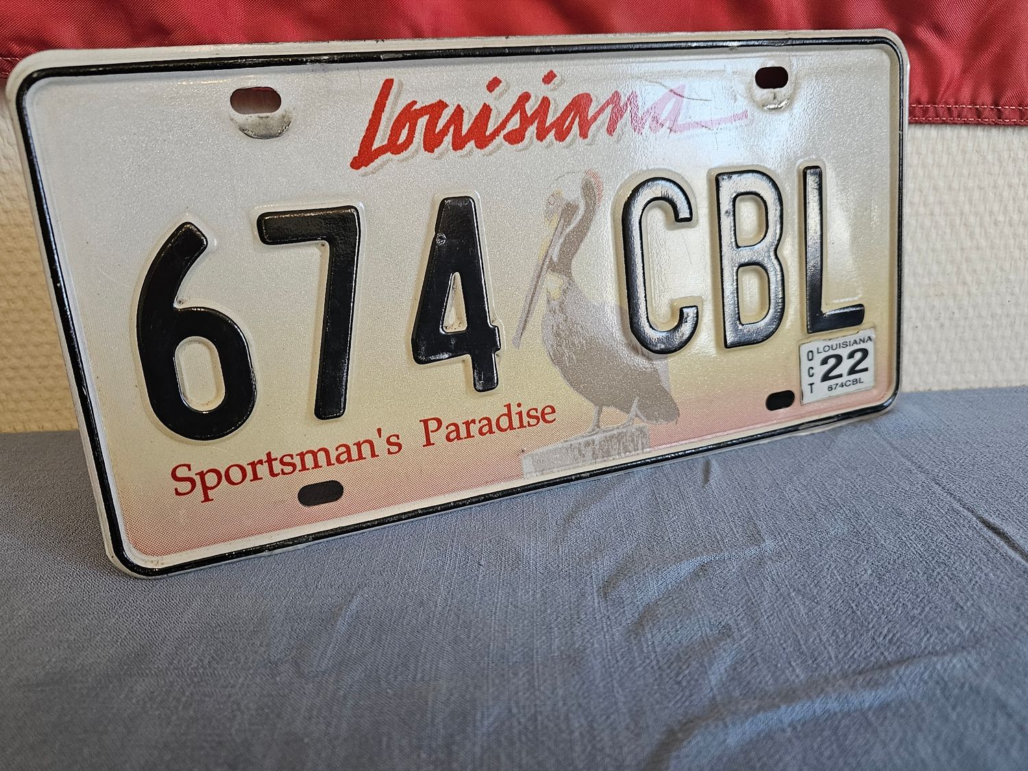 POUR CELINE PLAQUE LOUISIANE