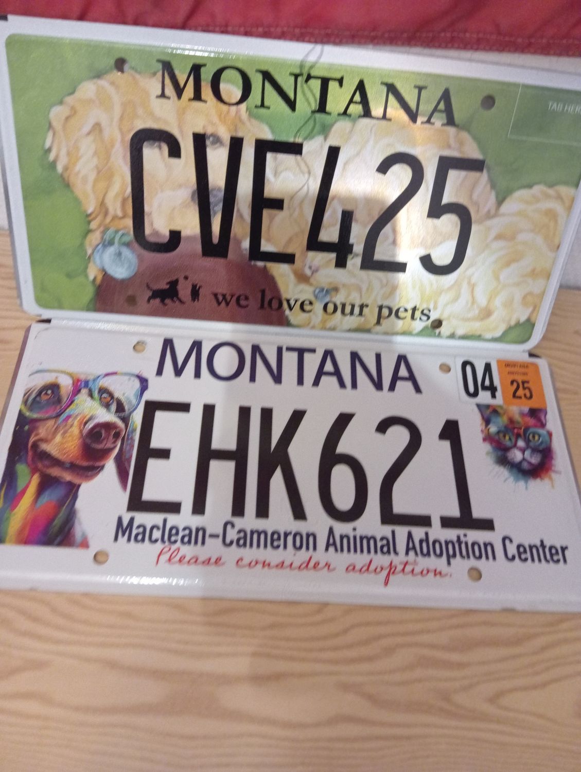 POUR SOPHIE PLAQUES US