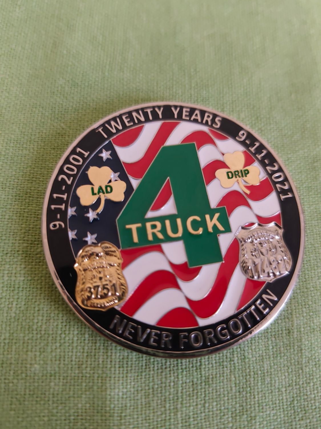 POUR SHIRLEY CHALLENGE COINS