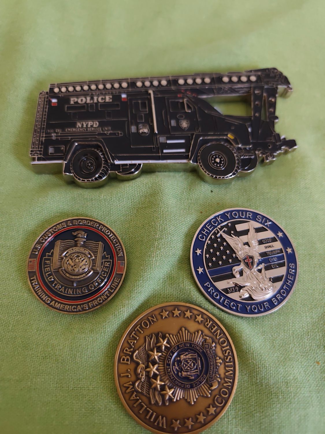 POUR XAVIER LOTS CHALLENGE COINS