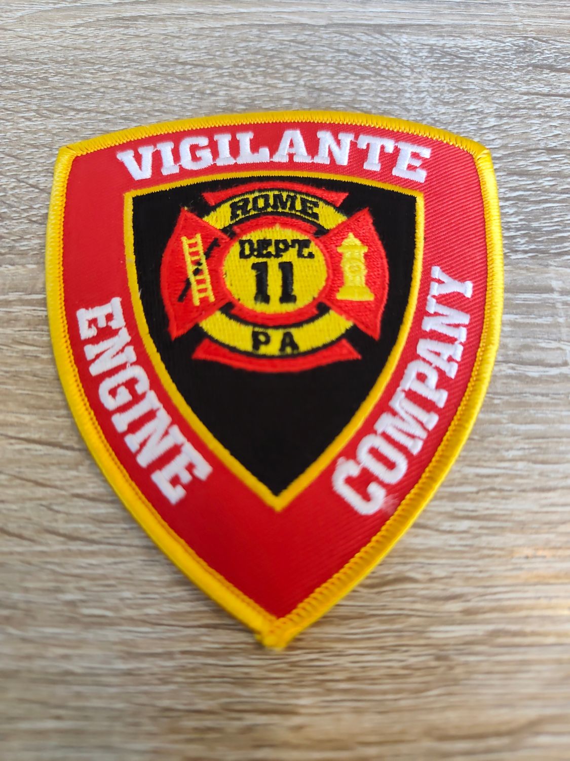 ÉCUSSON POMPIER ENGINE COMPANY