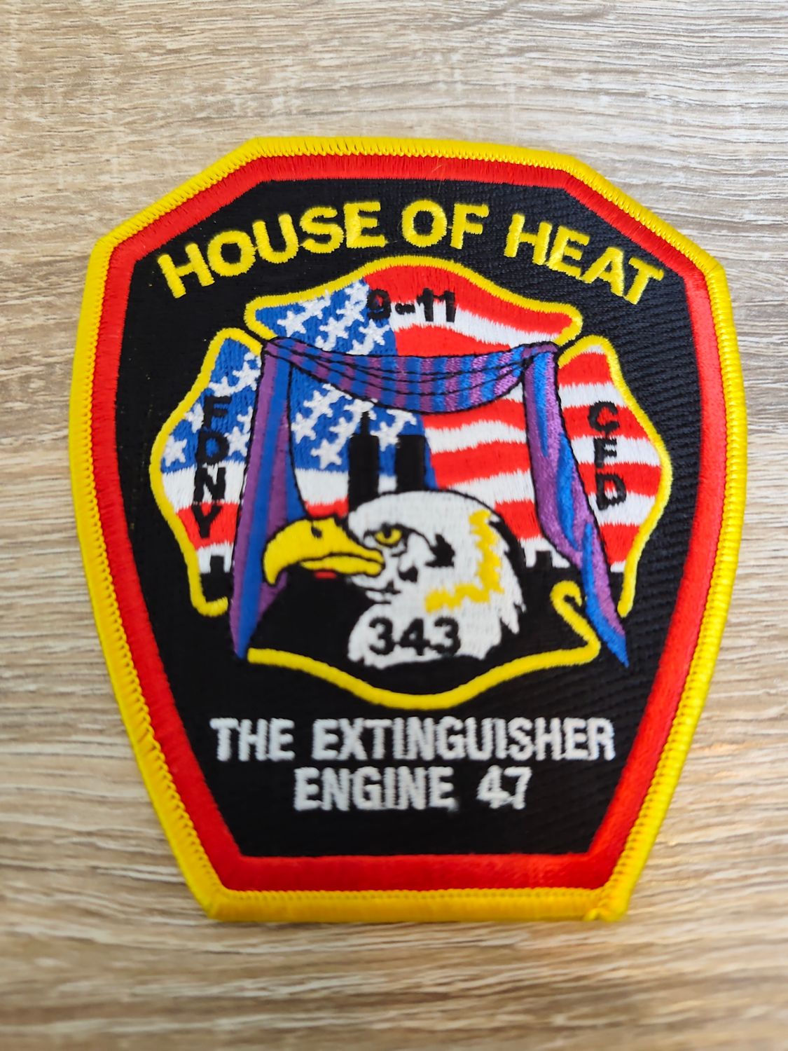 ÉCUSSON HOUSE OF HEAT 11 SEPTEMBRE