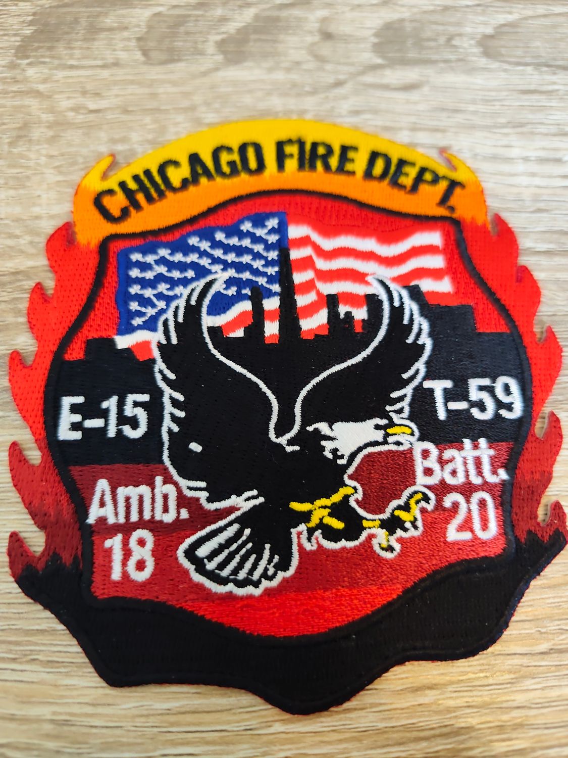 ÉCUSSON CHICAGO FIRE DEPR