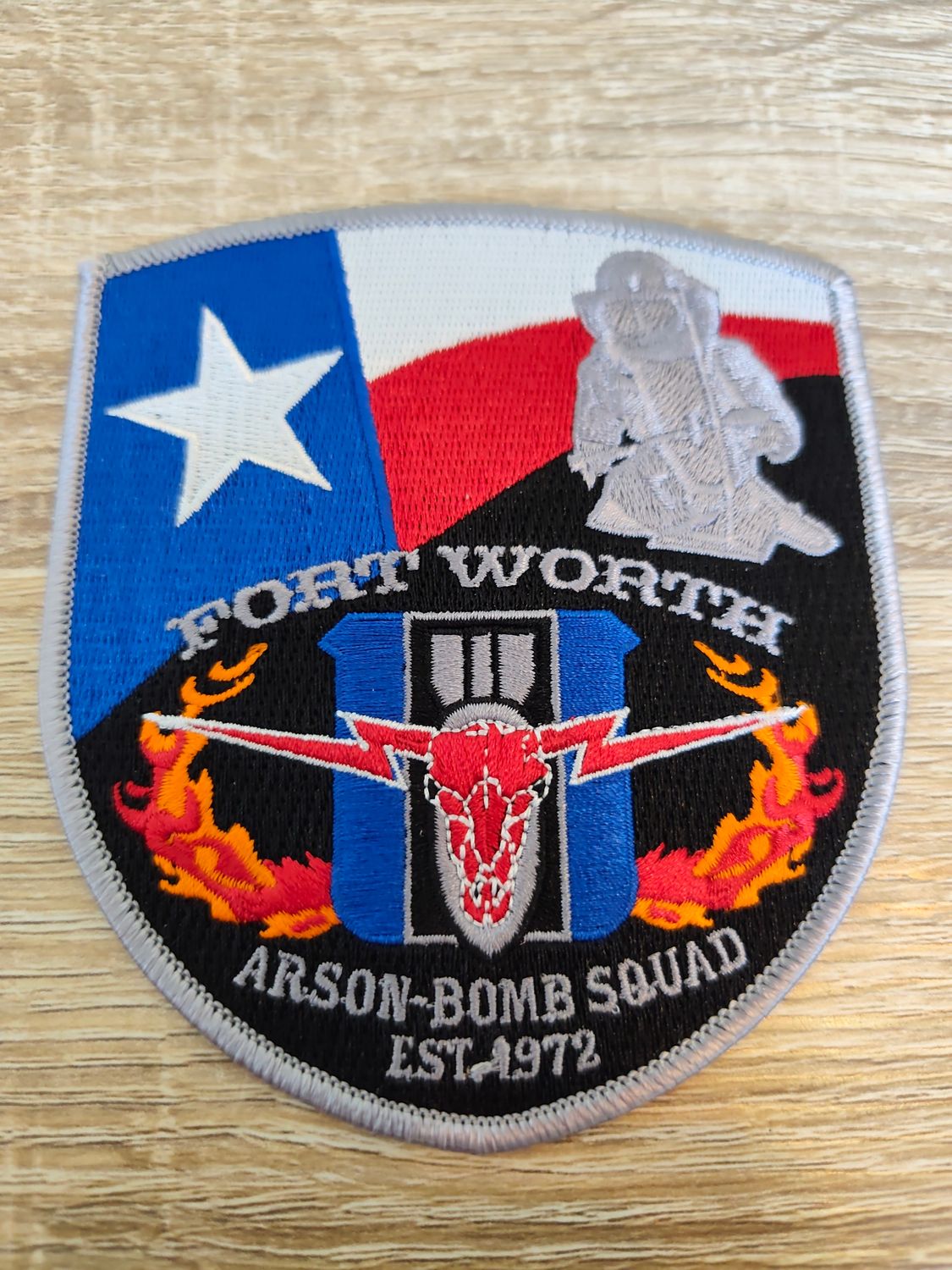 ÉCUSSON BOMB SQUAD FORT WORTH TEXAS 