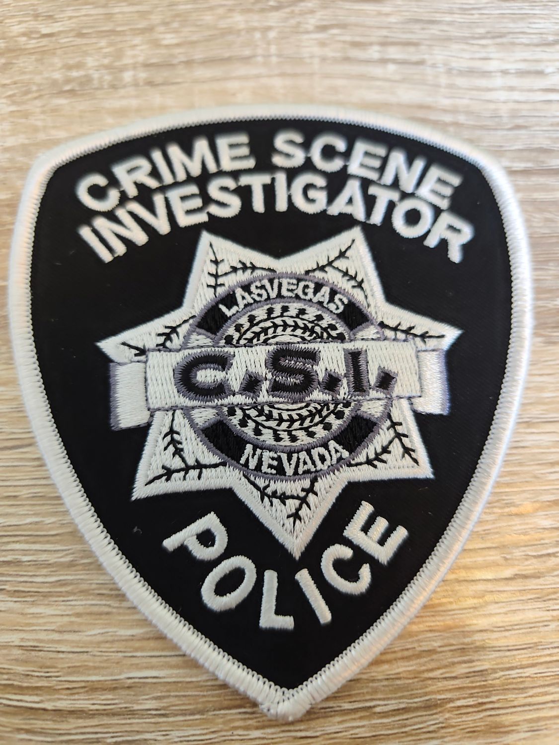 ÉCUSSON CRIME SCENE INVESTIGATOR