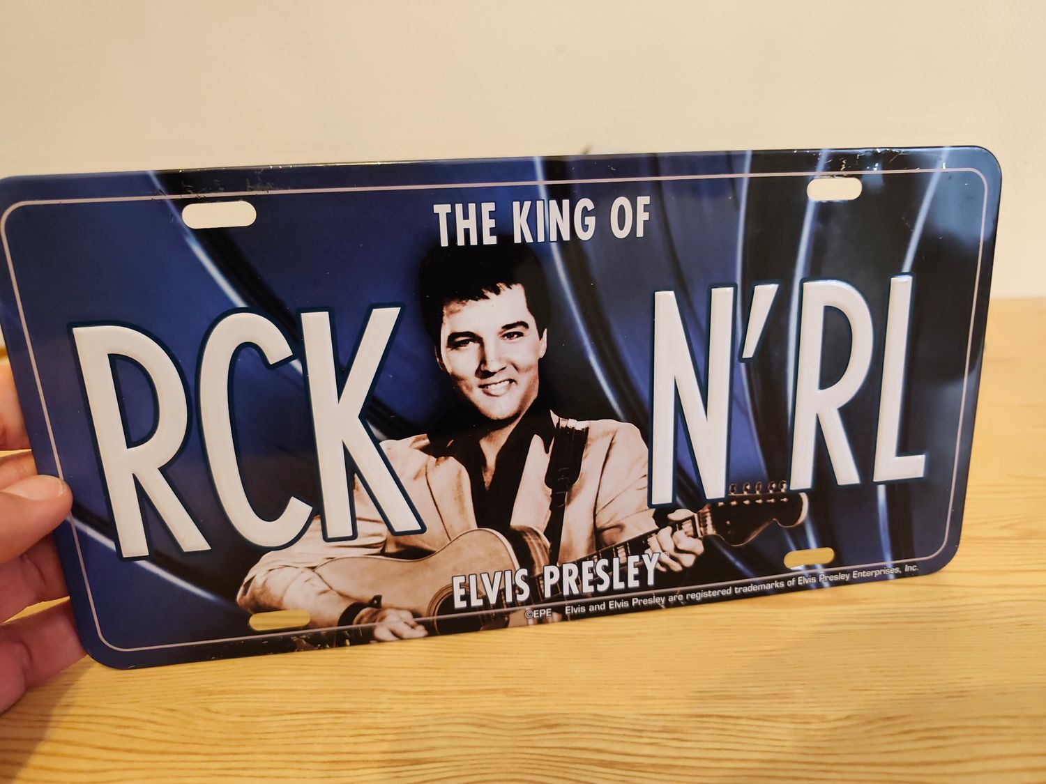 POUR PHILIPPE PLAQUE ELVIS 