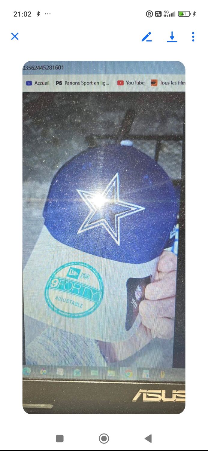 POUR HAROLD ( CASQUETTE)