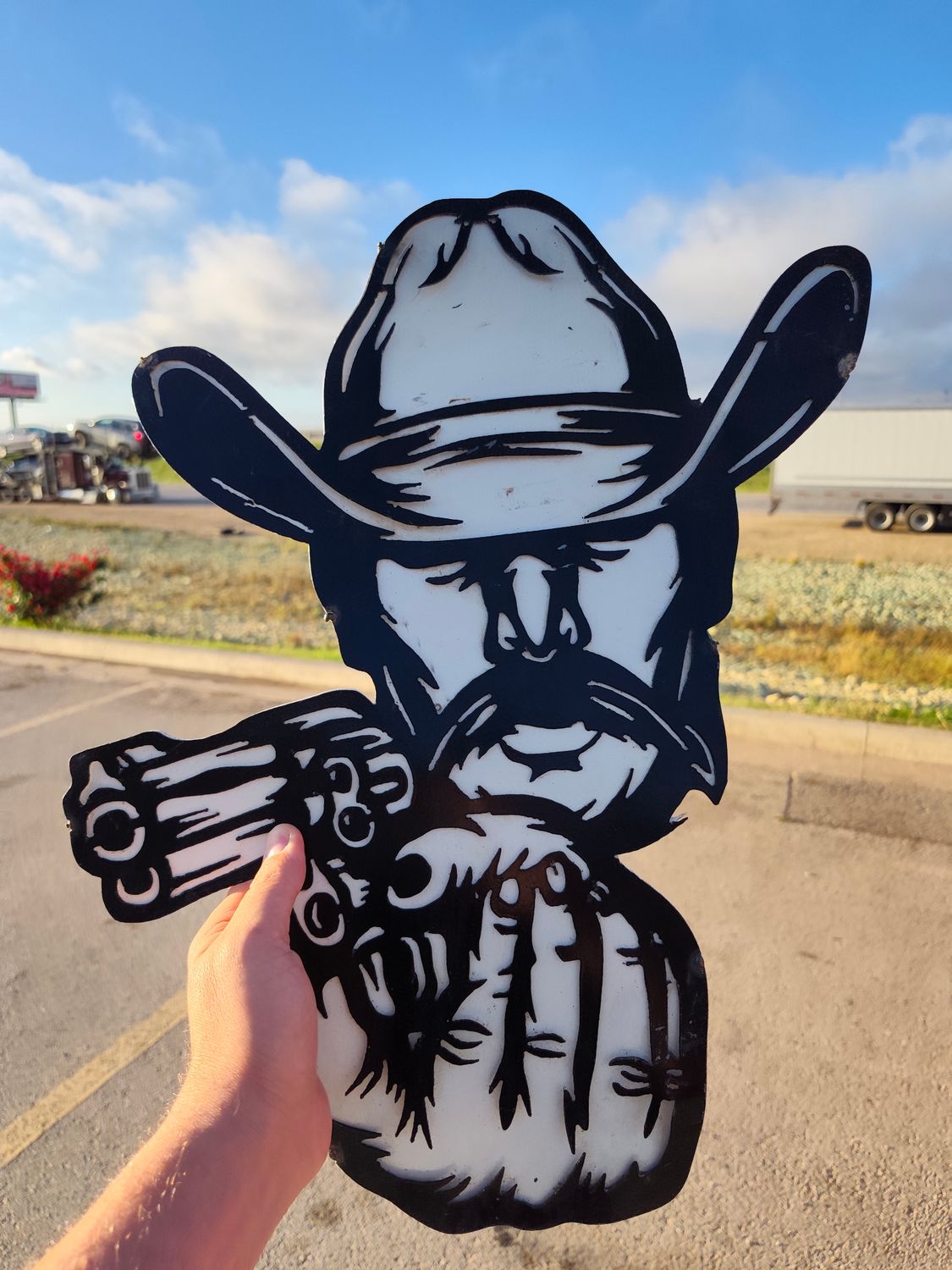 Marlène plaque cowboy